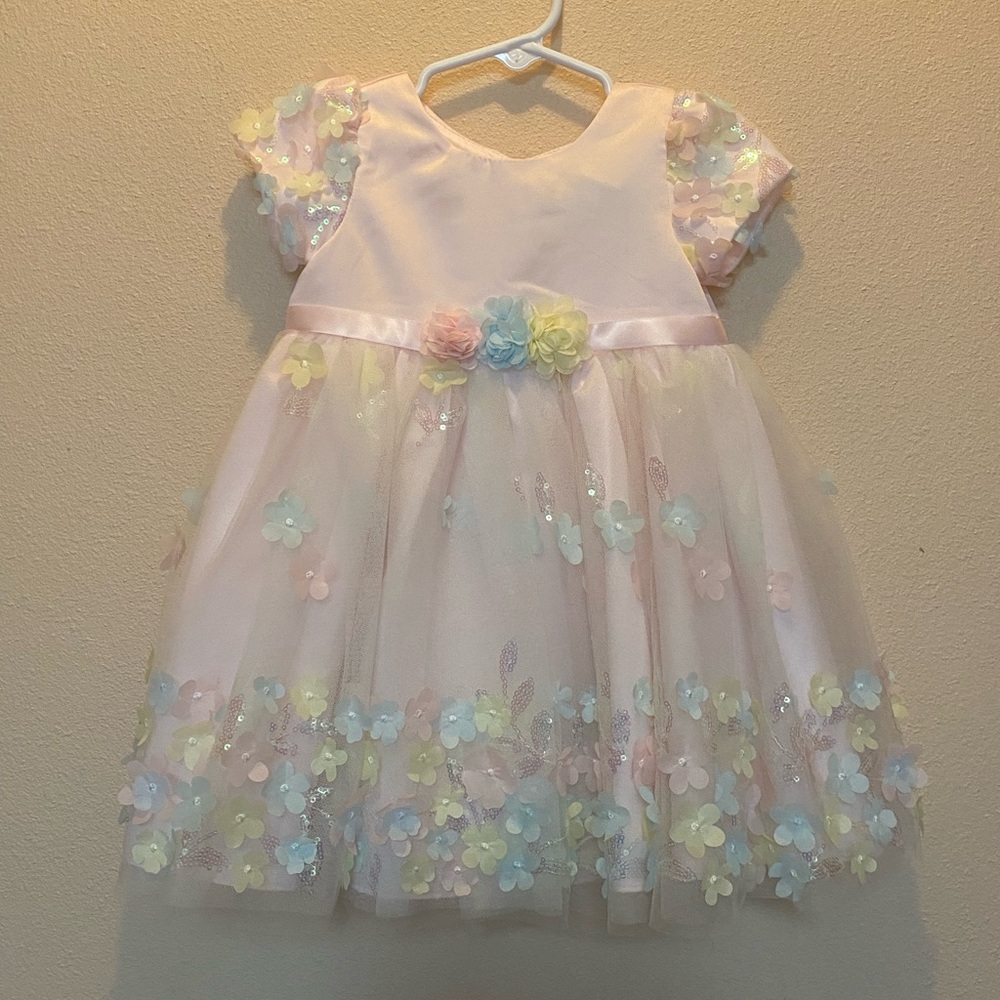 Rare Editions Pink Kids Formal Dress